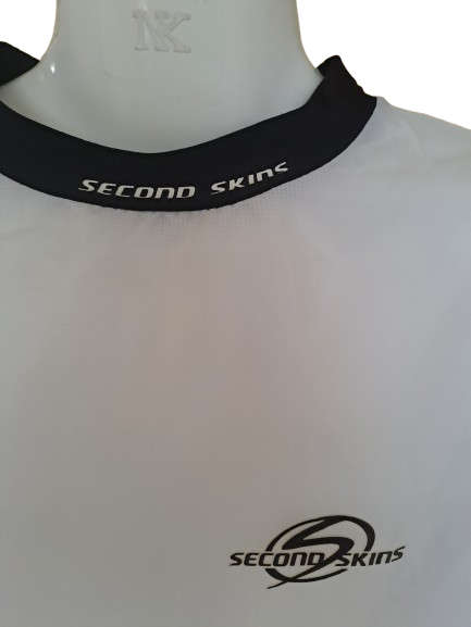 Foul Weather Run Top Second Skins White - X-Large (38