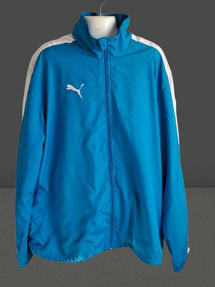 Puma Tracksuit Forever Faster Mens: Blue, White and Grey  Size 2-XL