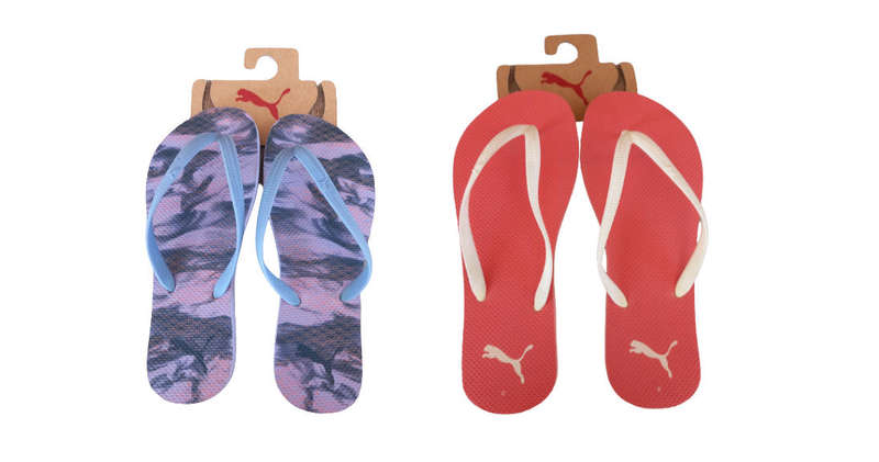 Puma sandals ladies first flip flops: 2 pairs  - size UK 8
