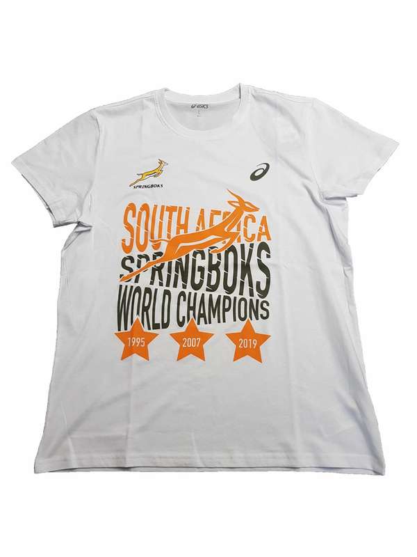 Springboks Champions T-Shirt White 3XL, Braai Apron and Tattoos