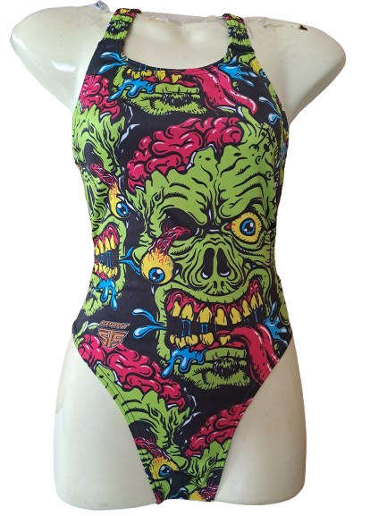 Ladies Costume Zombies Fastback Fully Lined - Size 28