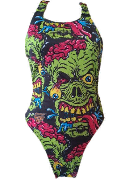 Ladies Costume Zombies Fastback Fully Lined - Size 28