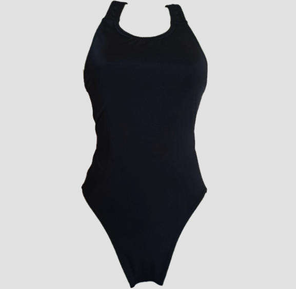 Ladies Full Costume Fastback Black Fully Lined - Size 26