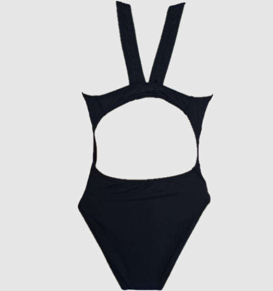 Ladies Full Costume Fastback Black Fully Lined - Size 26