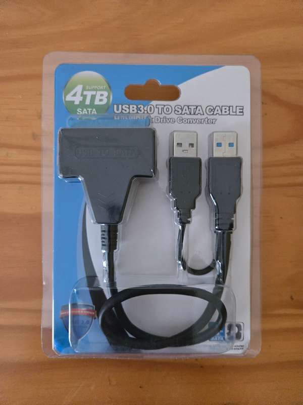 USB 3.0/2.0 To SATA Cable | Includes FREE USB 3.0 To USB Type C Adapter