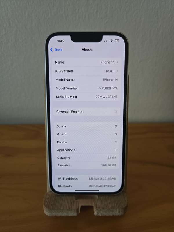 MINT iPhone 14 Starlight | Box + Extras | 128GB