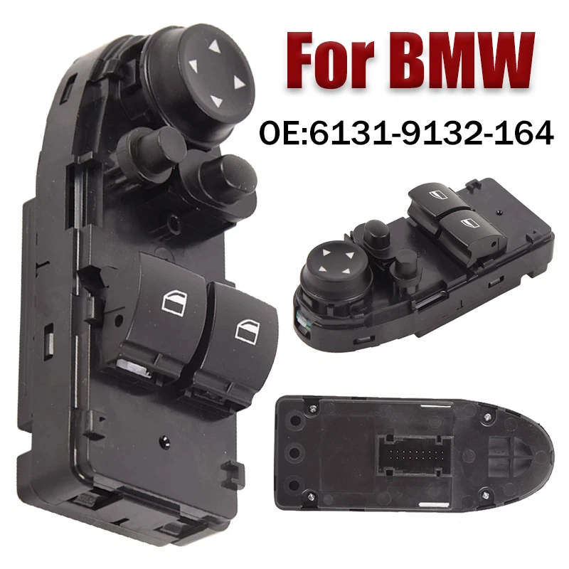 Car Window Control Switch 6131-9132-164 For BMW 3 E90 E91 328i 328xi 335i M3