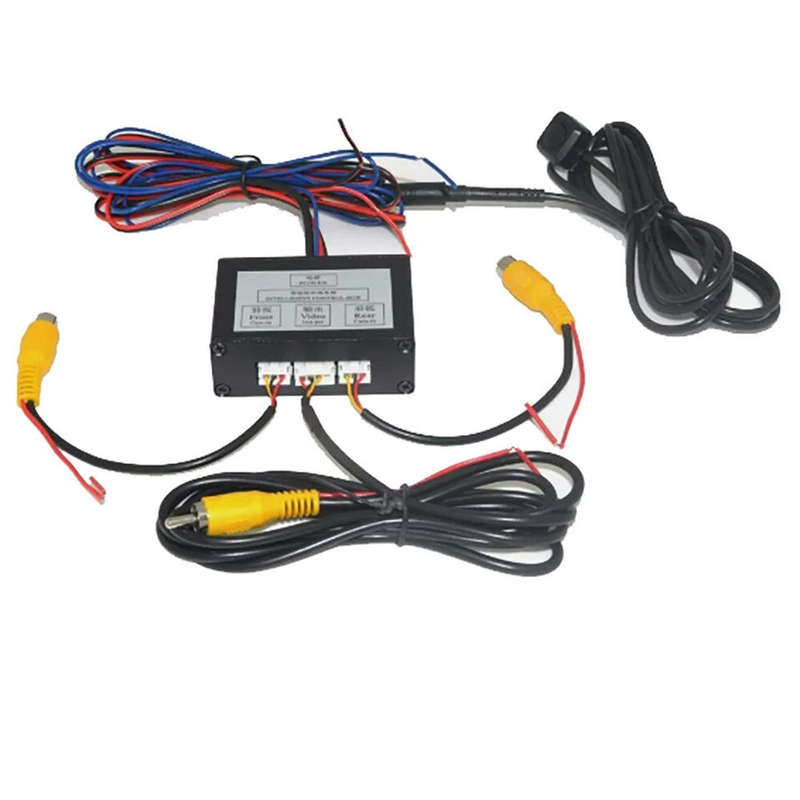 Universal Car Front and Rear View Camera Switch Video 2 Channel Control Box