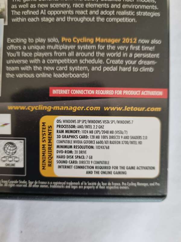 Pro Cycling Manager 2012 PC DVD Game
