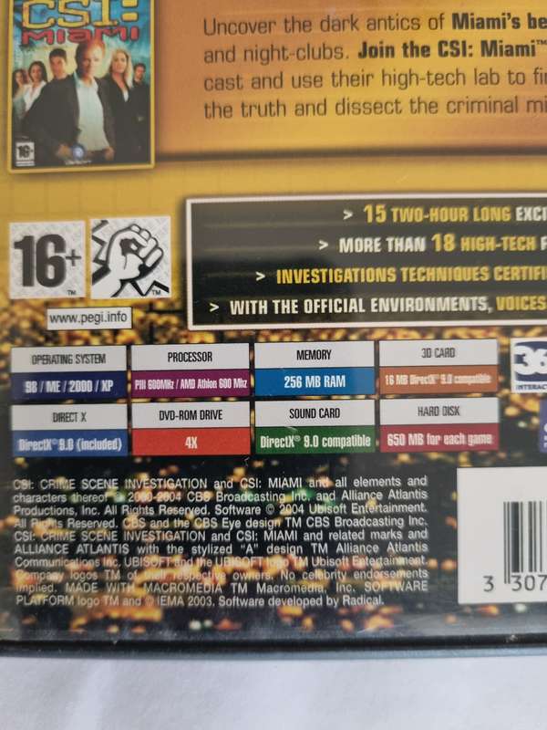 Crime Scene Investigation CSI PC Game