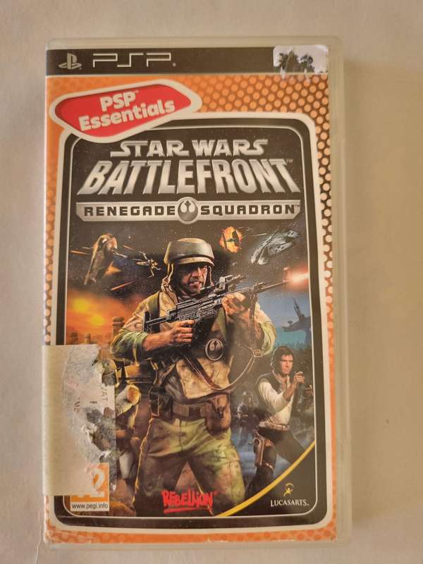 Star Wars Battle Front Renegade Squadron PSP game