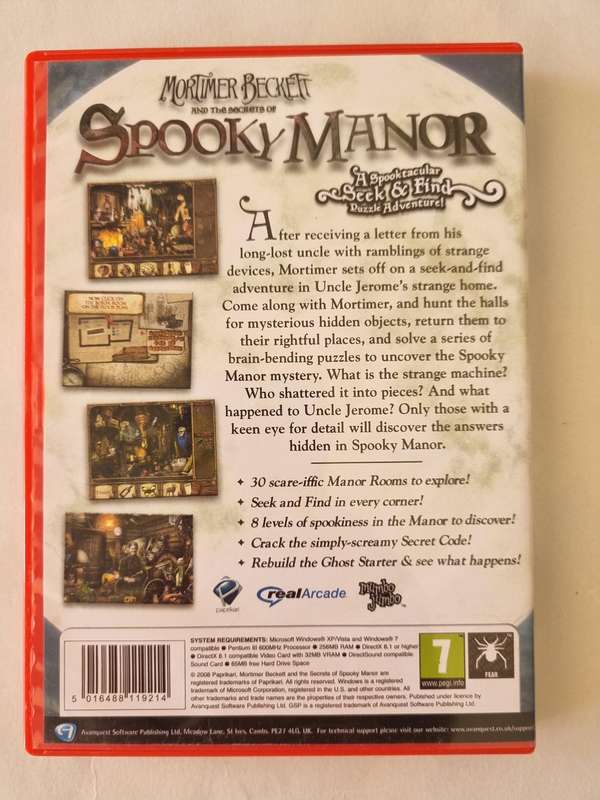Mortimer Beckett and the secrets of Spooky Manor PC Game