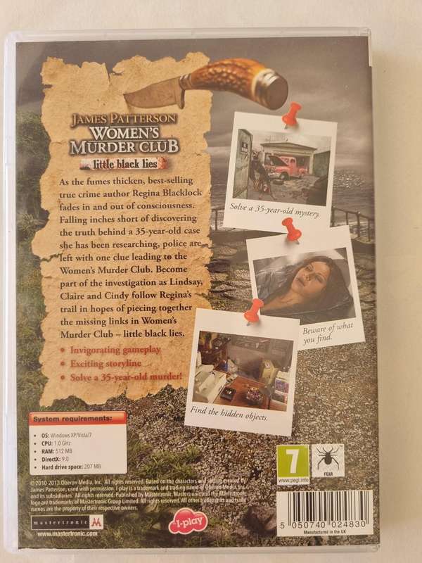James Patterson Womans Murder Club PC Game