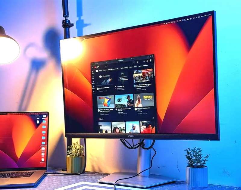 Dell Monitor 4K USB-C(S2722QC) 27-inch, UHD (3840 x 2160), Built-in Dual 3W Speakers, HighQuality