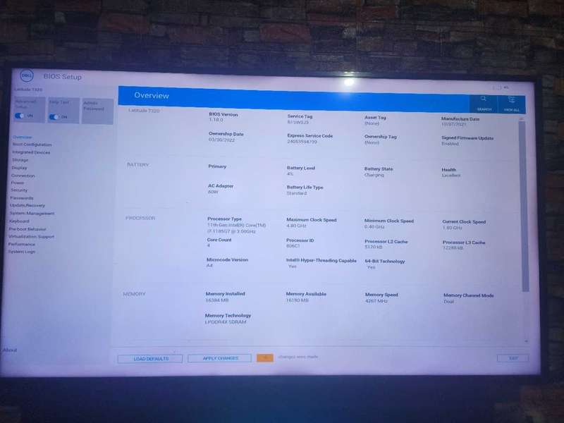 DELL LATITUDE 7320 i7 11th GEN BUSINESS ULTRA BOOK LAPTOP PLEASE READ AD !!!!