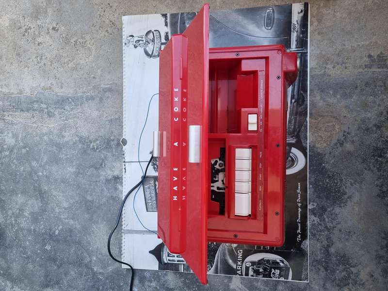 Vintage 1988 Coca-Cola Cooler Radio & Cassette Player