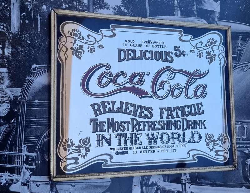 Coca Cola Small Advertising Mirror