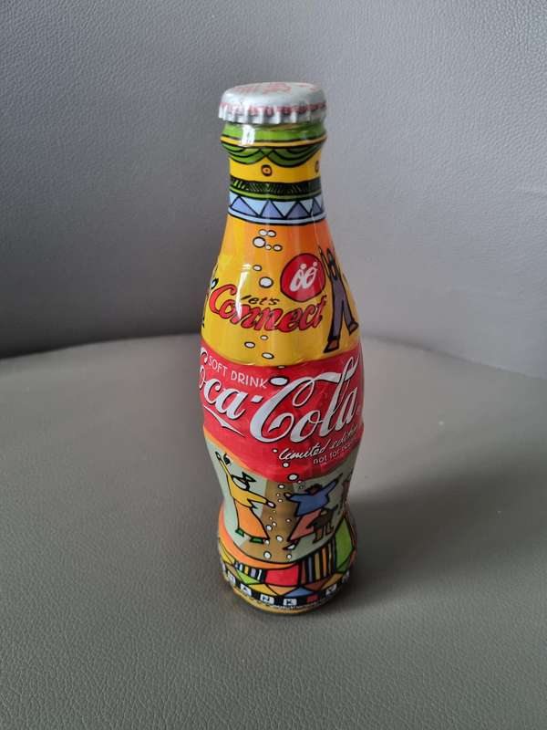 COCA-COLA LETS CONNECT THANK YOU BOTTLE