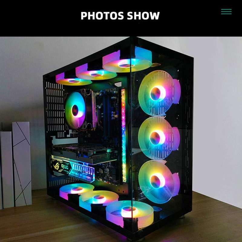 COOLMOON RGB COOLING FAN KIT -3 FANS