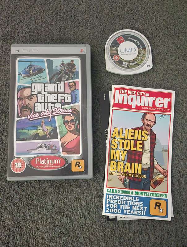 Grand Theft Auto Vice City Stories [PRESTINE CONDITION] [PSP] [CIB]