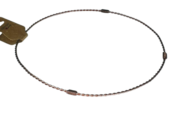 Full Empowerment Cubit 188 MHz  Twisted Copper Tensor Ring for Energy Amplifica