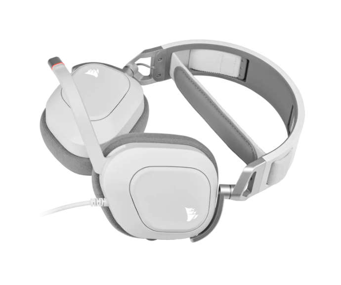 Corsair HS80 RGB USB Wired Gaming Headset - White