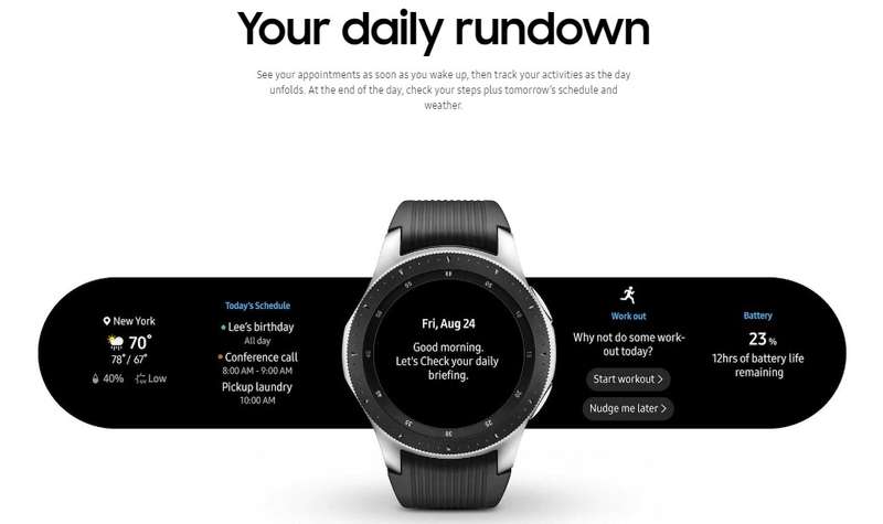 Samsung Galaxy Watch 42mm - Rose Gold (Bluetooth) - SM-R810