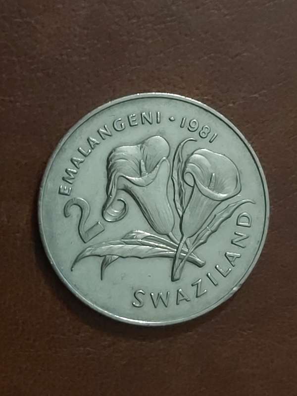 1981 SWAZILAND DIAMON JUBILEE 2 EMALANGENI COIN