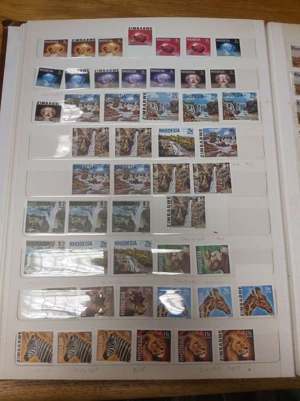RHODESIA STAMPS VERY INTERSTING POSTMARKS