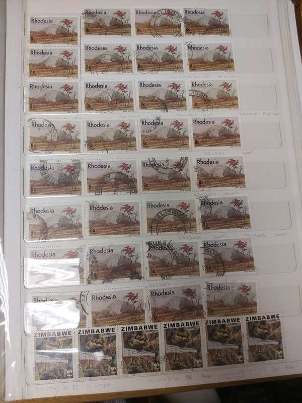 RHODESIA STAMPS VERY INTERSTING POSTMARKS