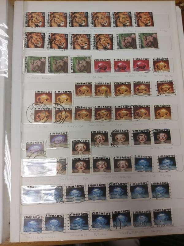 RHODESIA STAMPS VERY INTERSTING POSTMARKS