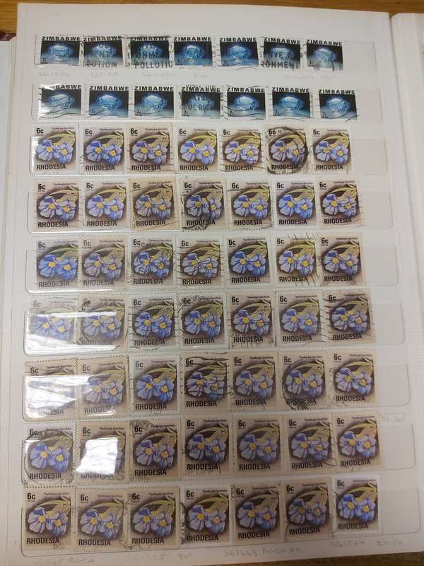 RHODESIA STAMPS VERY INTERSTING POSTMARKS