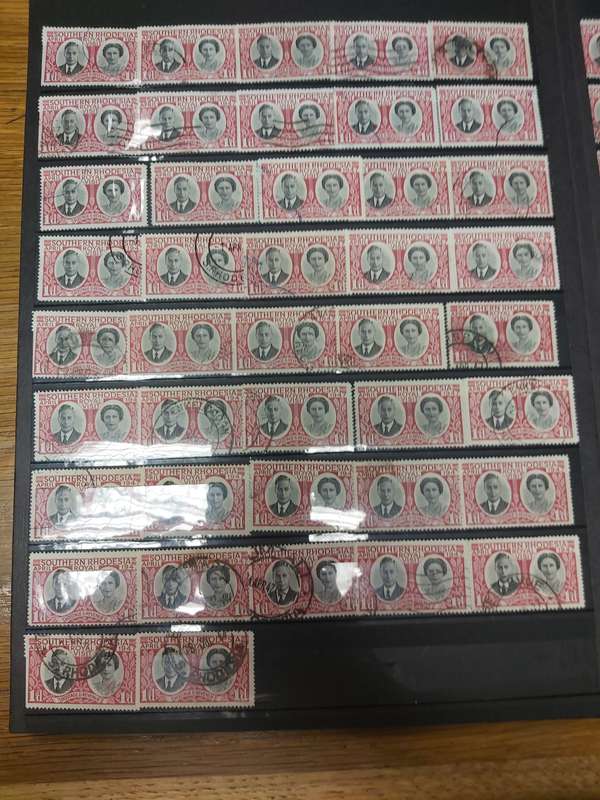 RHODESIA STAMPS VERY INTERSTING POSTMARKS