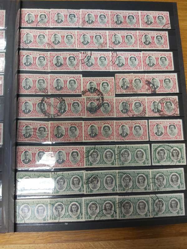 RHODESIA STAMPS VERY INTERSTING POSTMARKS