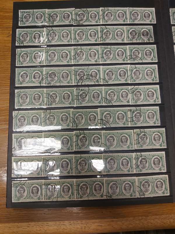 RHODESIA STAMPS VERY INTERSTING POSTMARKS