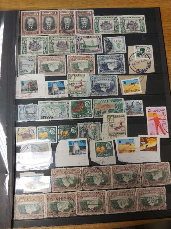 RHODESIA STAMPS VERY INTERSTING POSTMARKS