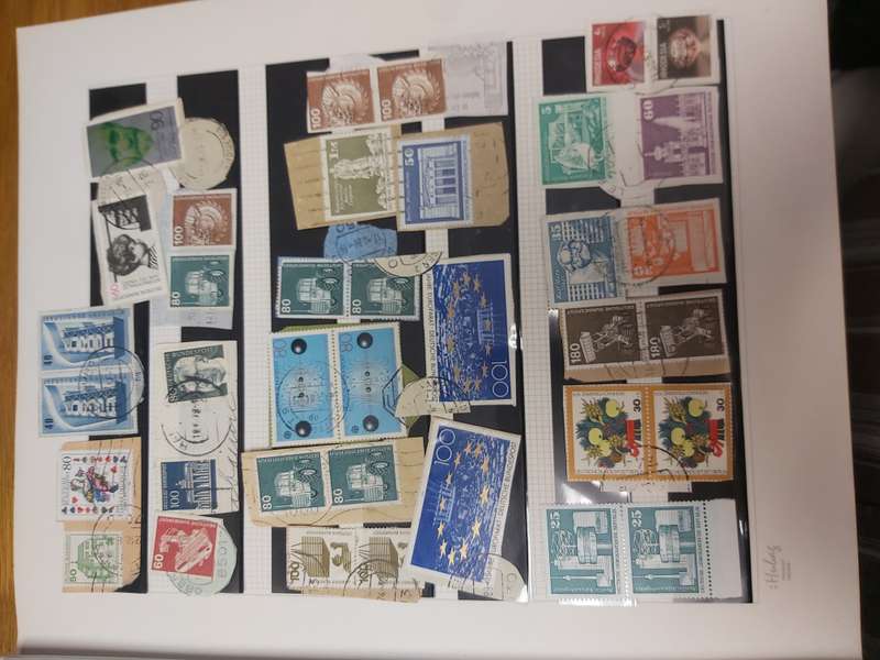 RHODESIA STAMPS VERY INTERSTING POSTMARKS , WITH SOME GERMAN STAMPS