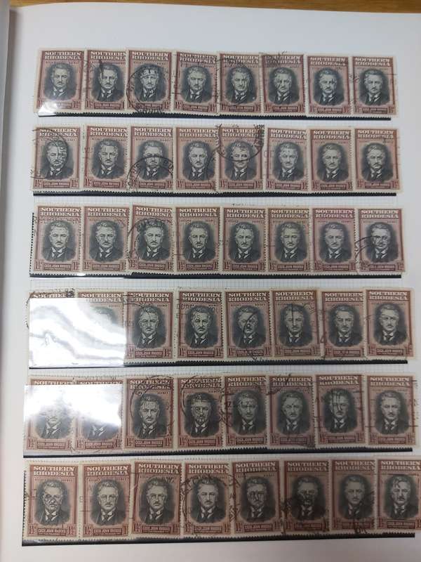 RHODESIA STAMPS VERY INTERSTING POSTMARKS