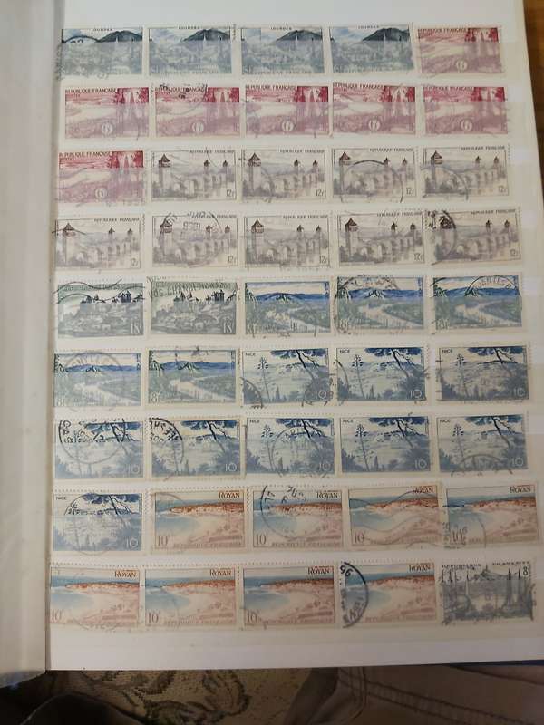 FRANCE STAMPS WITH GOOD CANCELLATIONS