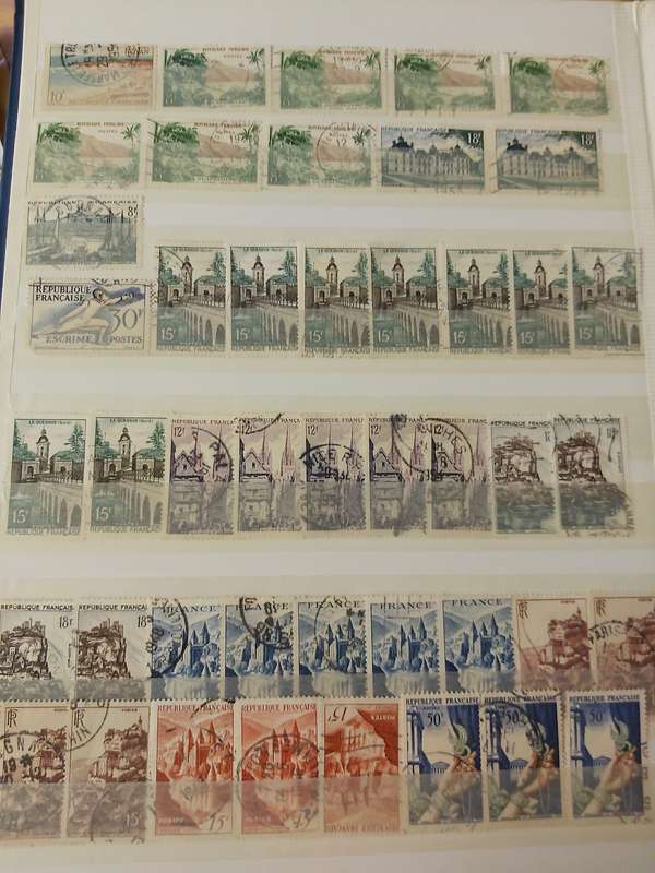FRANCE STAMPS WITH GOOD CANCELLATIONS