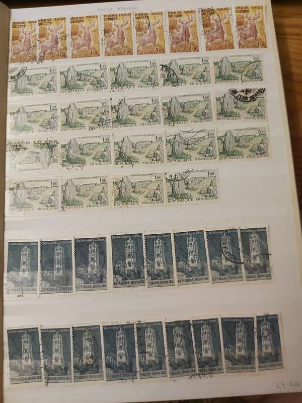 FRANCE STAMPS WITH GOOD CANCELLATIONS