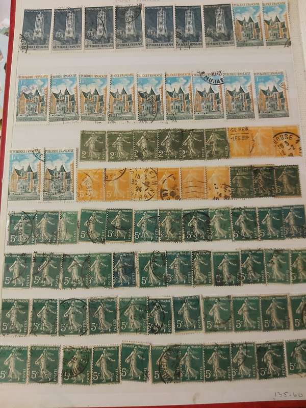 FRANCE STAMPS WITH GOOD CANCELLATIONS