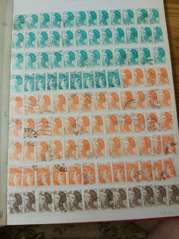 FRANCE STAMPS WITH GOOD CANCELLATIONS