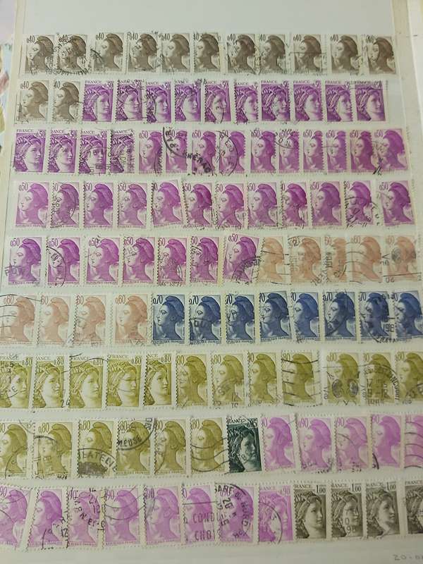 FRANCE STAMPS WITH GOOD CANCELLATIONS
