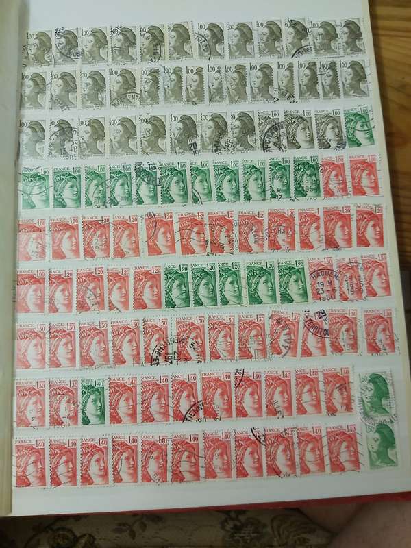 FRANCE STAMPS WITH GOOD CANCELLATIONS