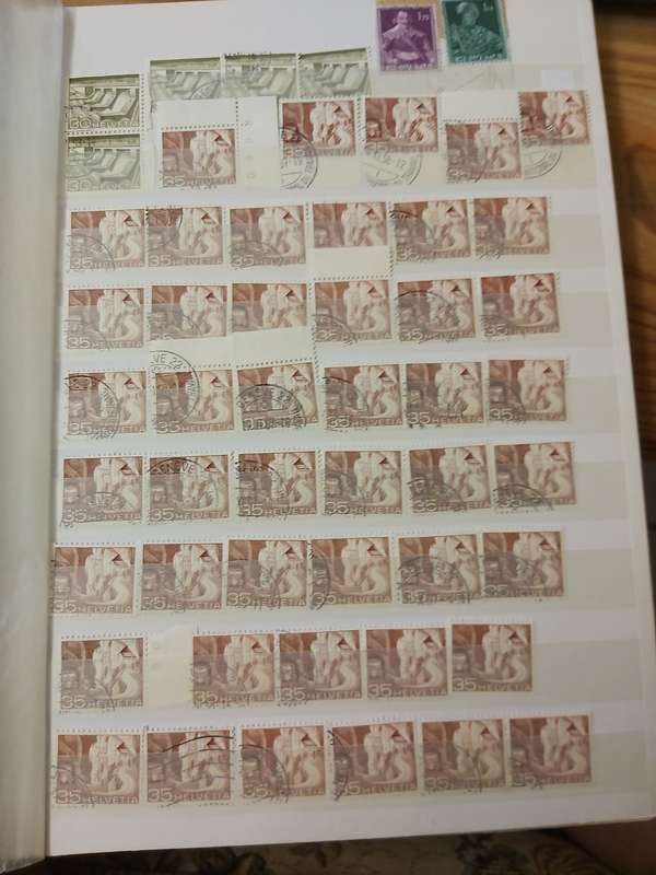 SWITZERLAND STAMPS WITH GOOD CANCELLATIONS