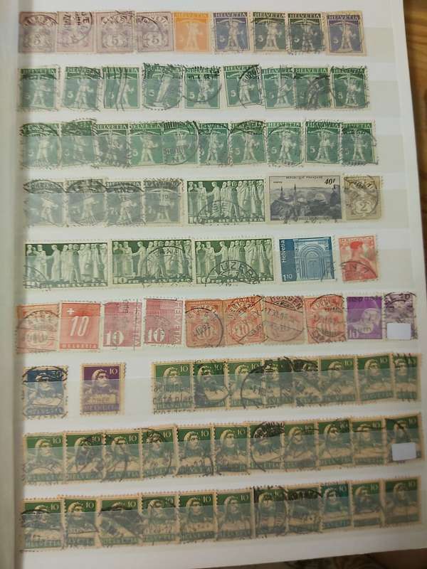 SWITZERLAND STAMPS WITH GOOD CANCELLATIONS