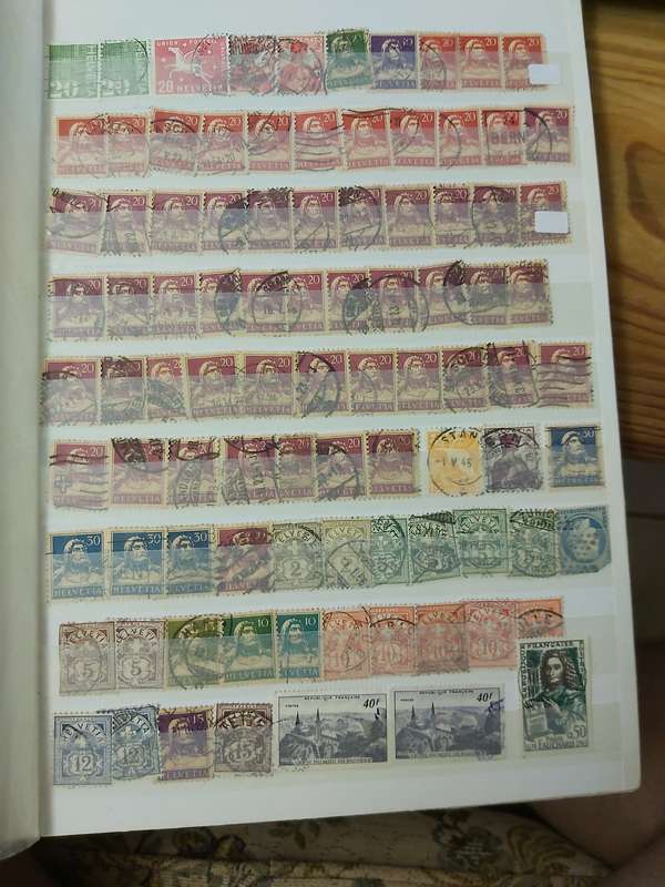 SWITZERLAND STAMPS WITH GOOD CANCELLATIONS