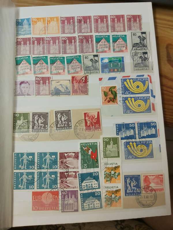 SWITZERLAND STAMPS WITH GOOD CANCELLATIONS