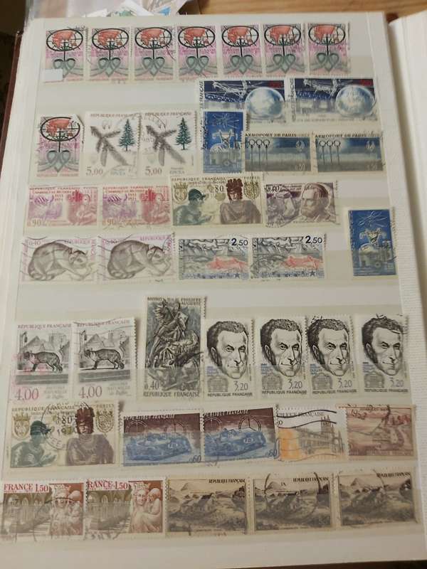 FRANCE STAMPS WITH GOOD CANCELLATIONS